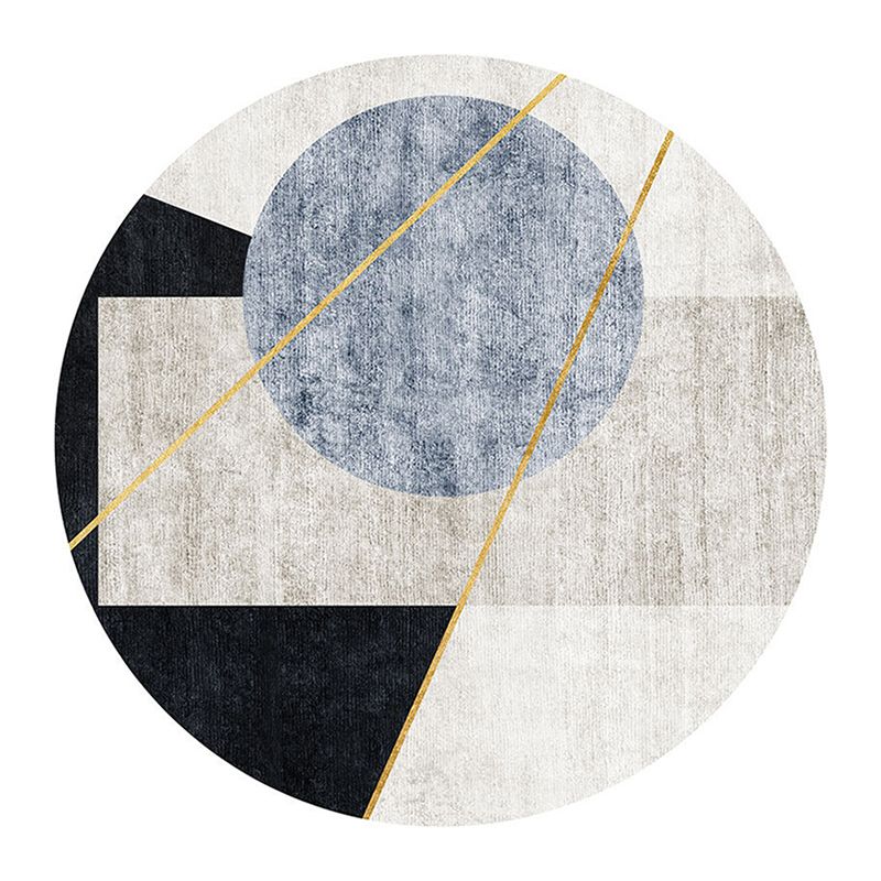 Goud modern tapijt mengsellijn indoor tapijt vlek resistent gebied tapijt voor woonkamer
