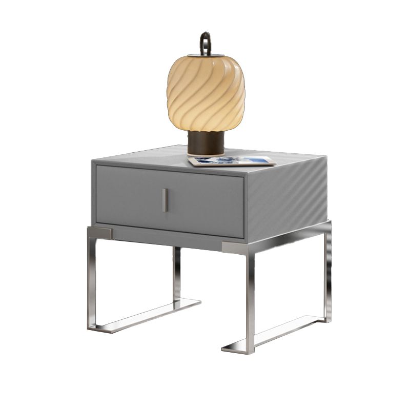 Modernism Drawer Storage Night Table Wood Bed Nightstand with Drawer