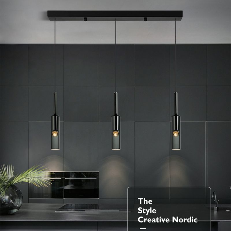 Cylindrical Pendant Lighting Fixtures Contemporary Kitchen Pendant Lights