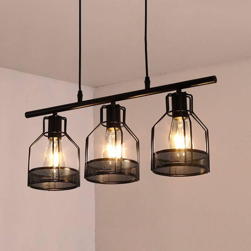 Industrial Style Lantern Hanging Pendant Lights Metal Pendant Light Fixtures