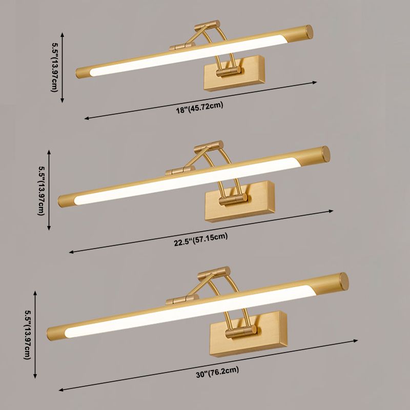 Stylish Postmodern Lighting with Metal and Acrylic for Bathroom Washing Room