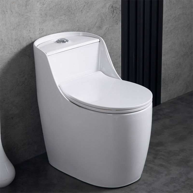 Contemporary Siphon Jet Toilet Bowl Floor Mount Urine Toilet for Washroom