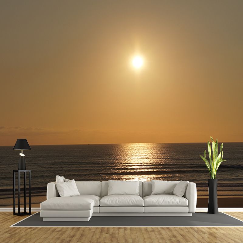 Tropical Beach Style Wall Covering in Soft Color for Bathroom Dining Room