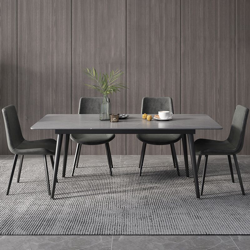 Medieval Modern Stone Dining Table 4 Legs Dining Table for Kitchen