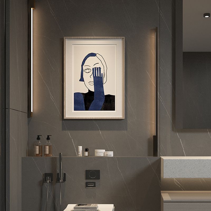 Metal Linear Shape Vanity Lights Modern Style 1 Light Vanity Light Fixtures