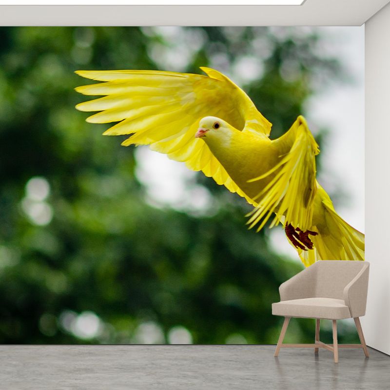 Bird Mildew Resistant Wall Mural Wild Animal Wallpaper Sitting Room Wall Mural