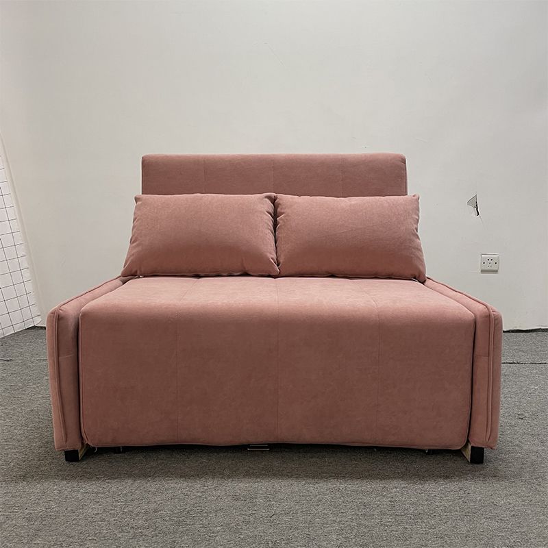 Pillow Included Convertible Sofa Foldable Futon Sofa Bed with Storage