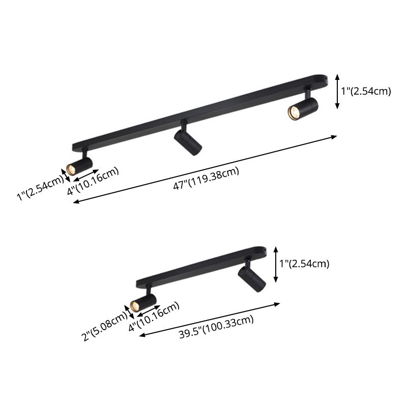 Monte in ferro battuto a filo moderno moderno soggiorno montato a soffitto con i riflettori