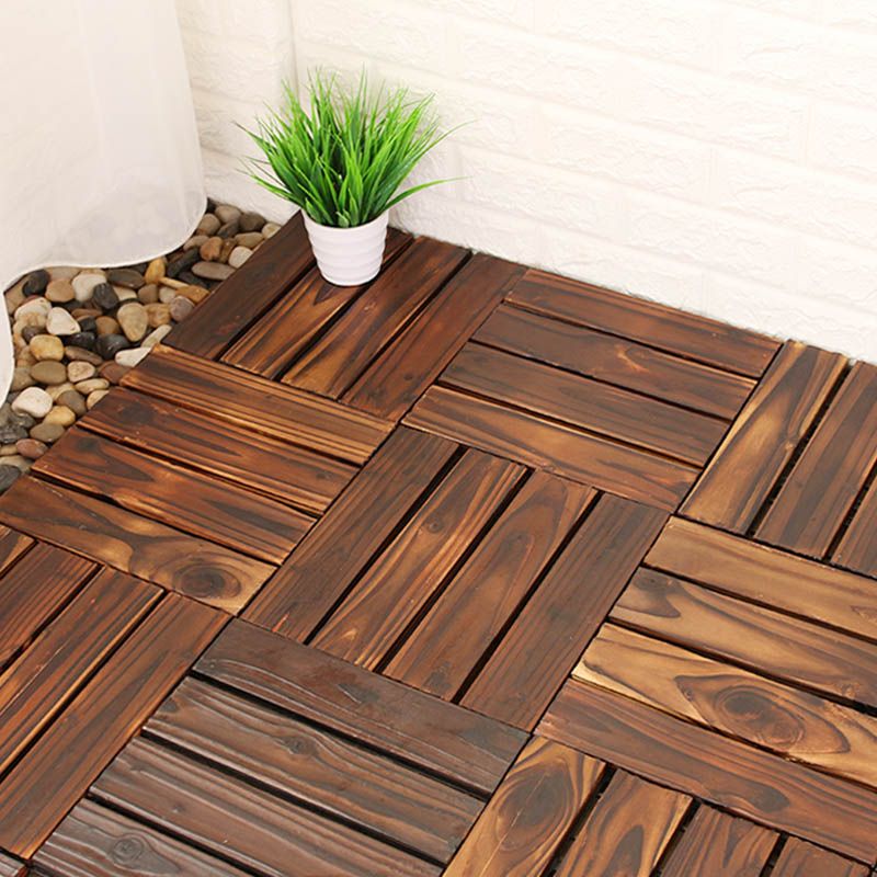 Interlocking Patio Flooring Tiles Solid Wood Patio Flooring Tiles