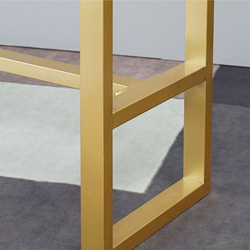 Modern Bar Height Table Stone Top Bistro Bar Table for Patio Use