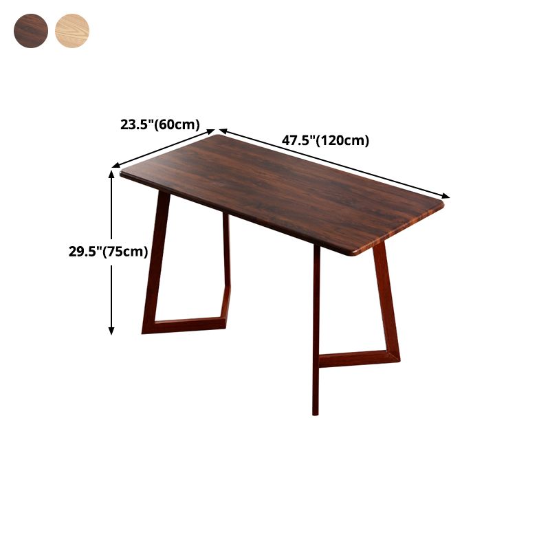 Mesa de madera de cocina industrial para restaurante mesa de comedor con base de madera