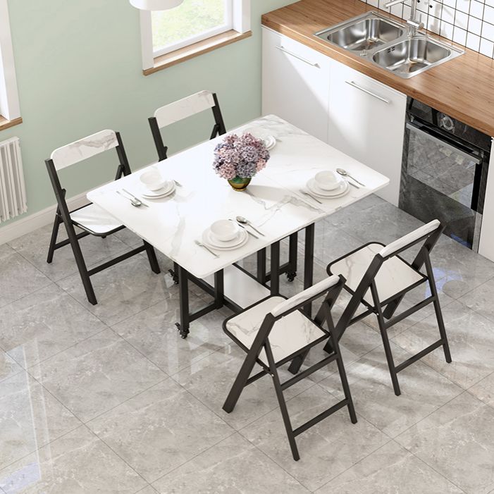 Modern Dining Set 1/2/4/5/7/9 Pcs Wood Dining Table and Chairs