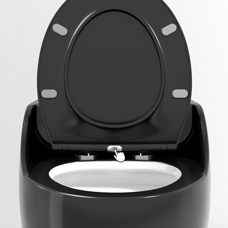 Modern Toilet Concealed Tank One-Piece Flush Toilet with Slow Close Seat