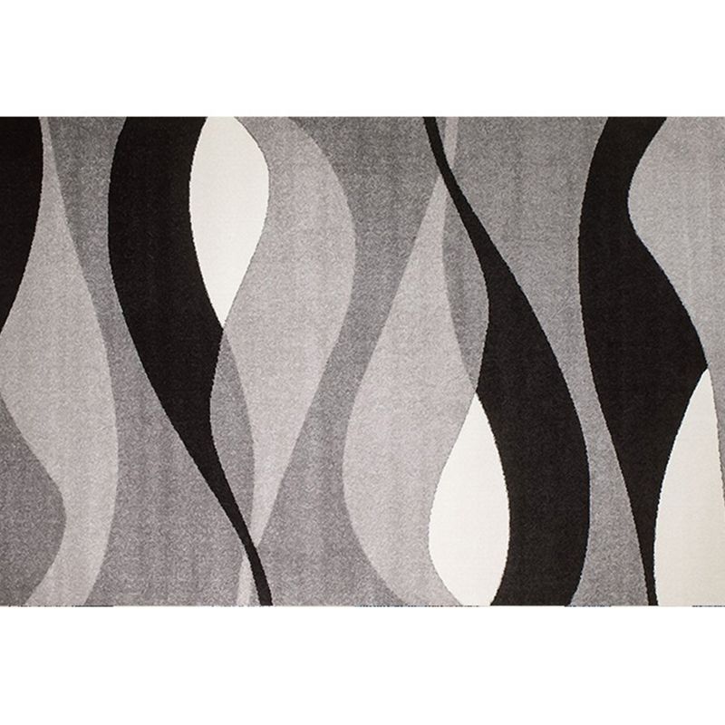 Eenvoudige meerkleurige abstracte tapijt synthetiek Modern gebied tapijt Non-slip achteruitgang voor huisdiervriendelijk tapijt voor woonkamer