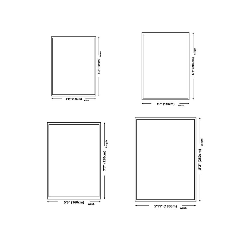 Light Pink Simple Rug Polyester Graphic Rug Non-Slip Backing Rug for Home Decor