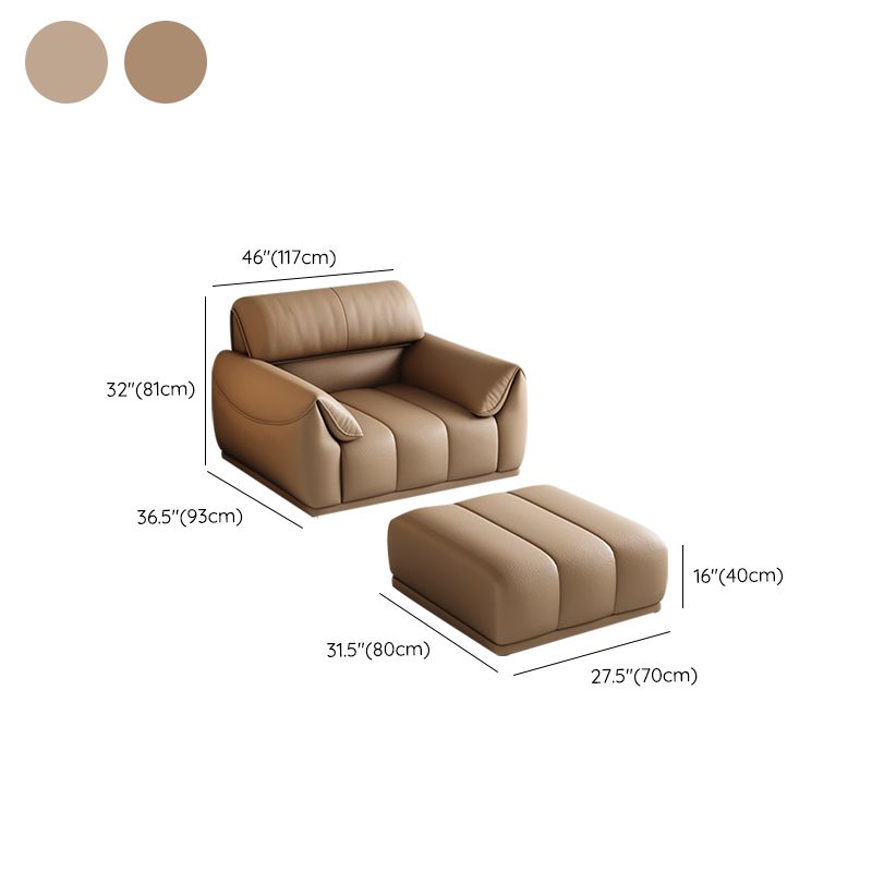 Contemporary Sectional with Pillow Top Arm Living Room Sectional sofa