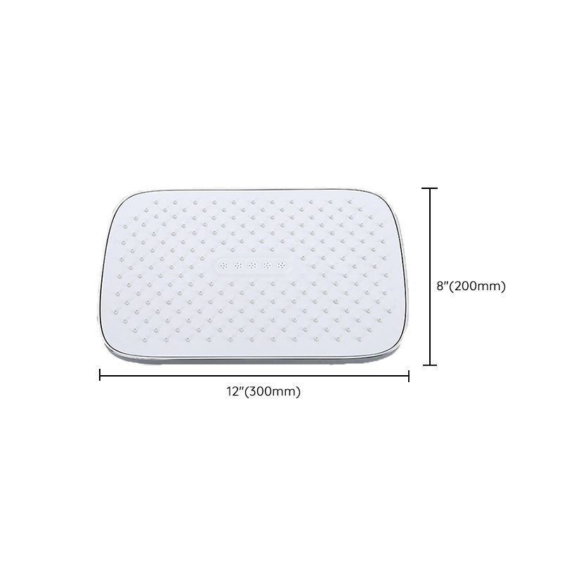Modern Bathroom Standard Shower Head Rain Fall Square Ceiling Mounted Shower Head