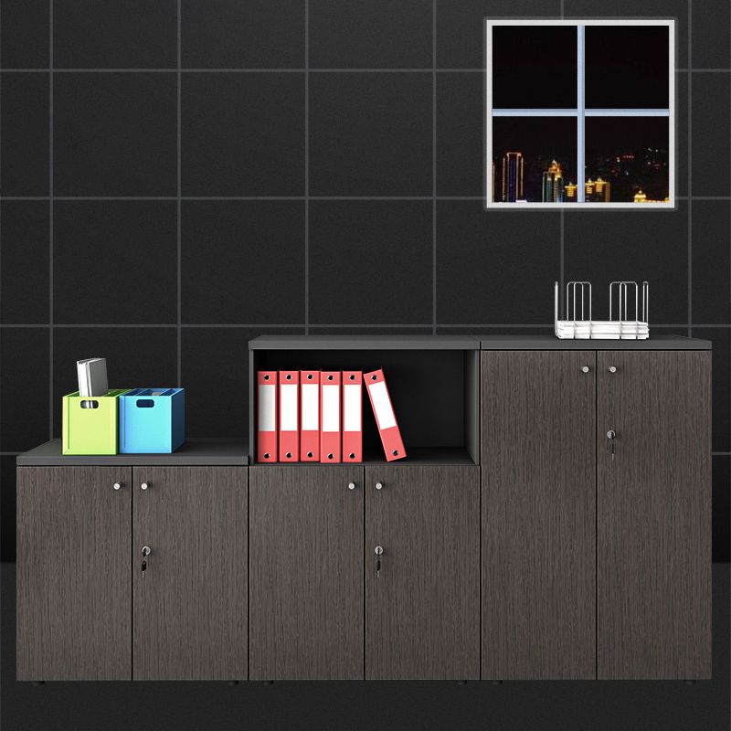 Modern Style Filing Cabinet Wood Vertical Filing Cabinet with Locking Storage