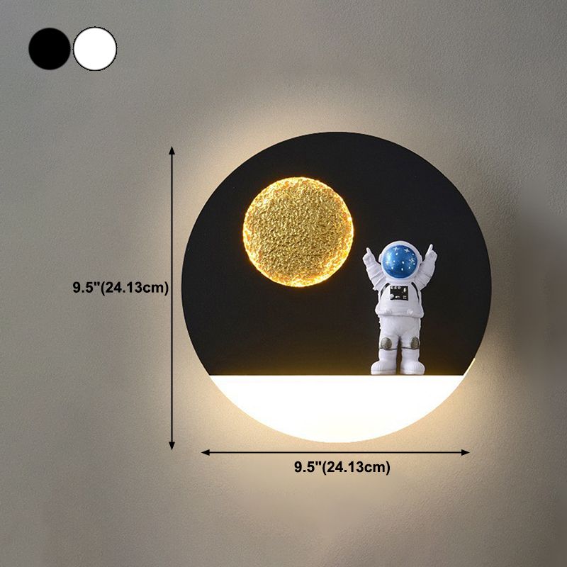 Creative Astronauts Wall Light Modern LED Wall Light Fixture for Bedroom