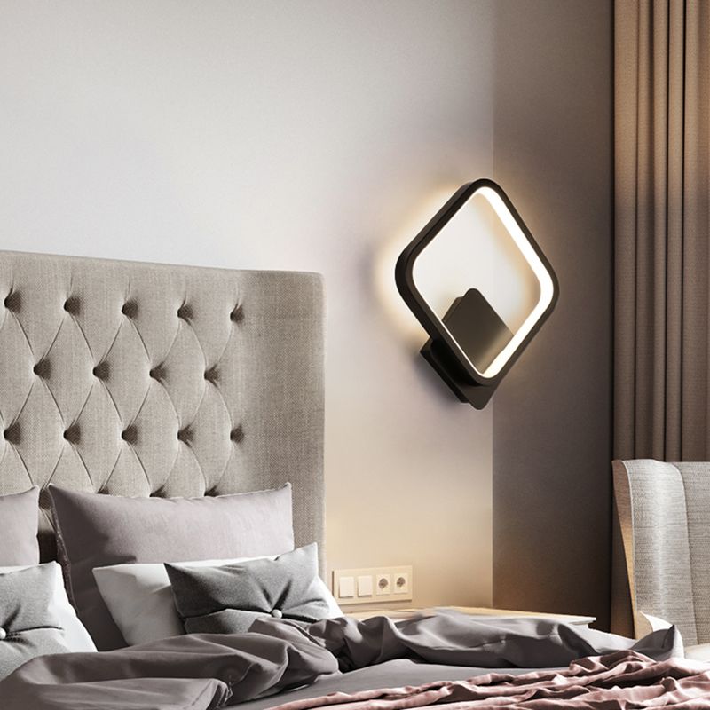 1-Light LED Wall Mount Light Modern Simple Wall Sconce Light for Living Room