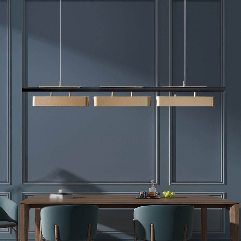 Modern Gold Shade Chandelier Lamp Metal Ceiling Pendant Light for Kitchen