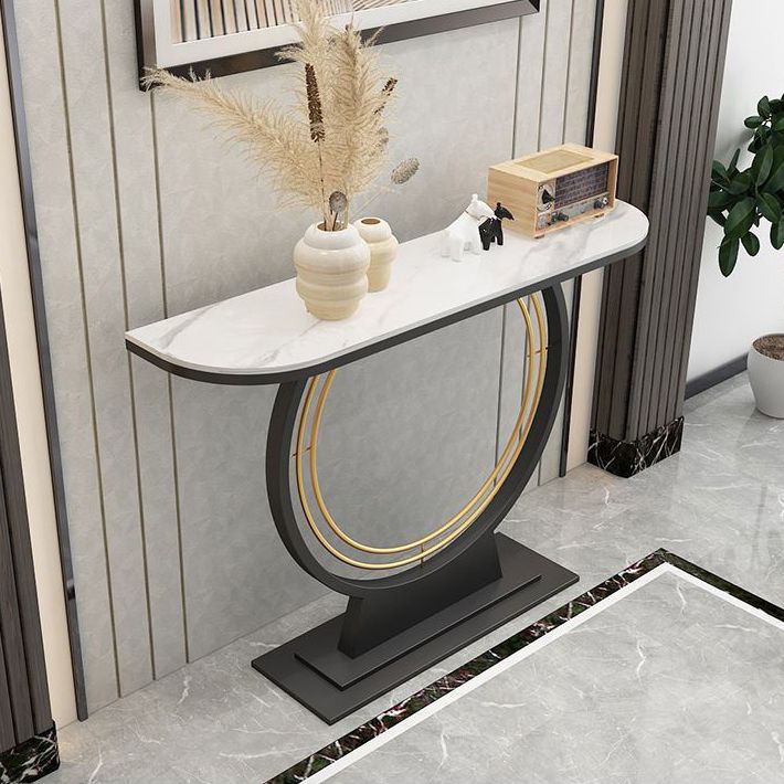 Glam Style Console Table Stain Resistant Console Sofa Table for Hall