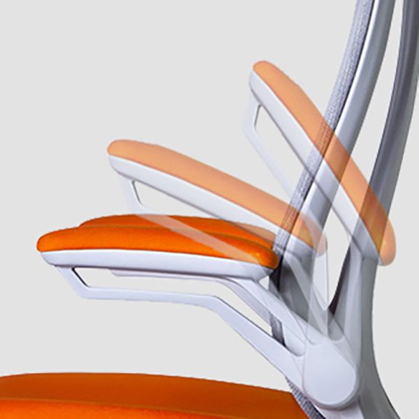 Modern Ergonomic Mesh Task Chair Mid Back Padded Arms Swivel Chair