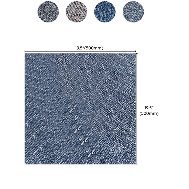 Modern Carpet Tiles Multi Level Loop Non-Skid Carpet Tile for Foyer