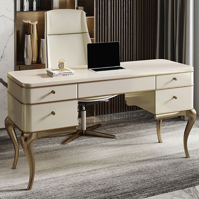 4 Storage Drawers Mirrored Vanity Victorian Wooden Make-up Vanity