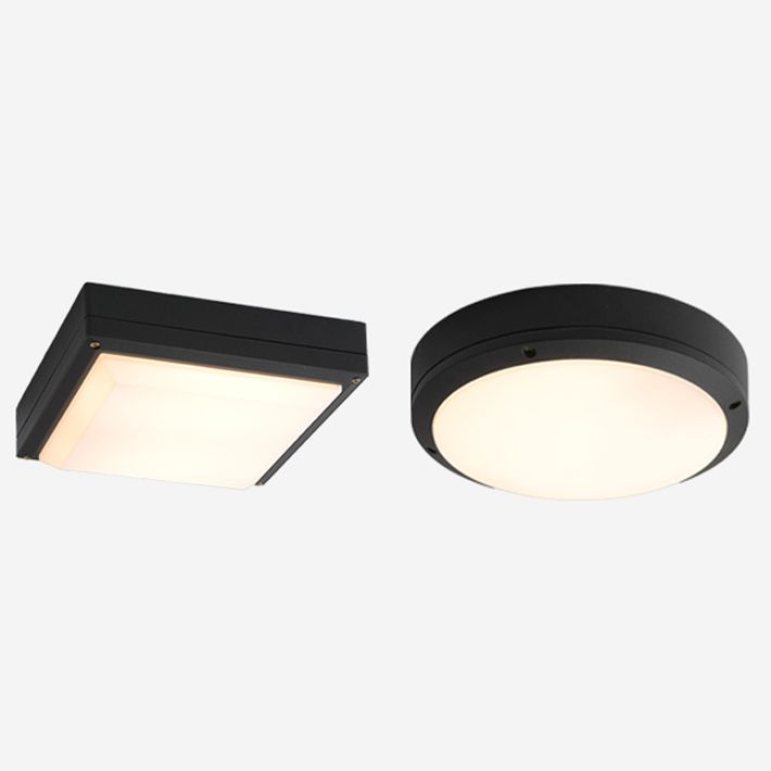 Luz LED de montaje empotrado, moderna, sencilla, resistente al agua, para balcón interior