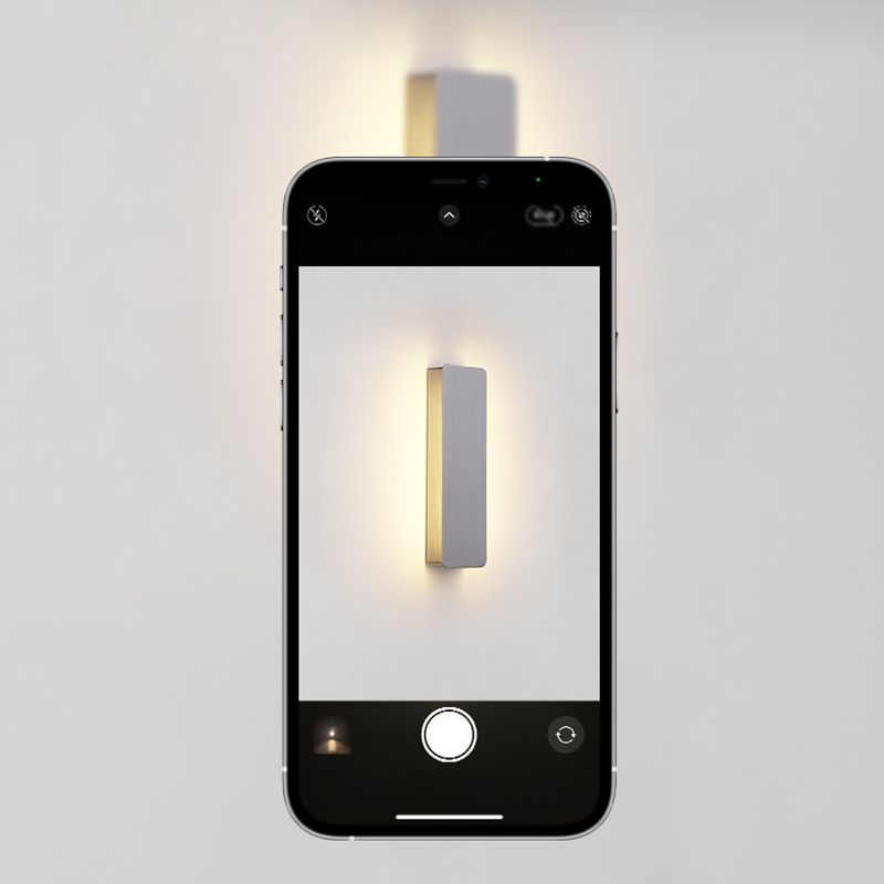 Salon du salon Murminalisme moderne minimalisme LED Rectangular Wall Mount Éclairage