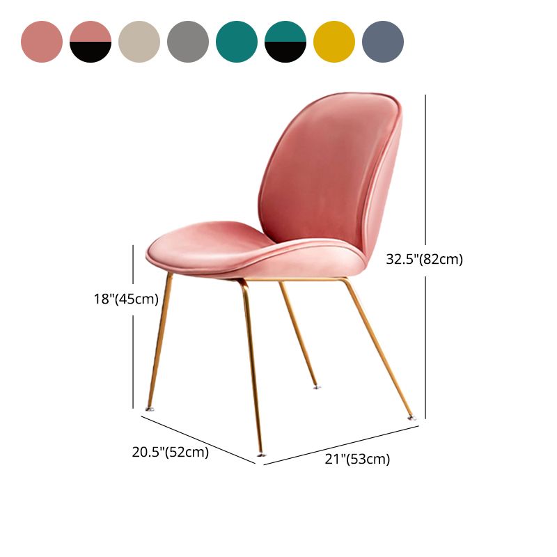 Dining Room Side Chairs Modern Solid Wood Armless Chair for Home