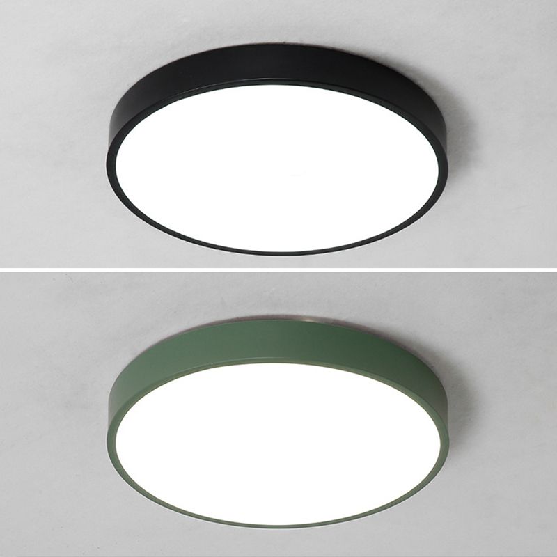 Circulaire acrylique Flush Mount Light Fixtures Modern Flush Mount Lamp