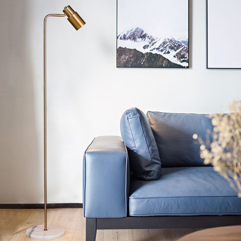 Metalen geometrische vorm vloerlamp moderne stijl 1-licht vloerlampbeveiliging