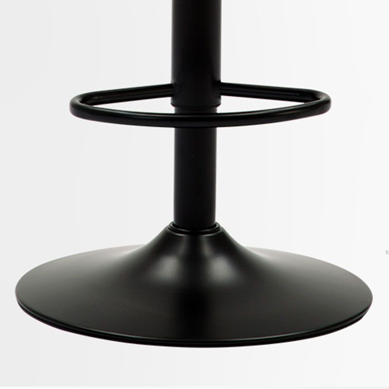 Taburete de bar con asientos de cuero de estilo nórdico, taburete de bar giratorio para interior