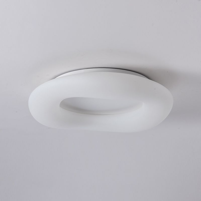 Plafonnier LED circulaire de Style nordique, luminaire décoratif de plafond, idéal pour une chambre à coucher