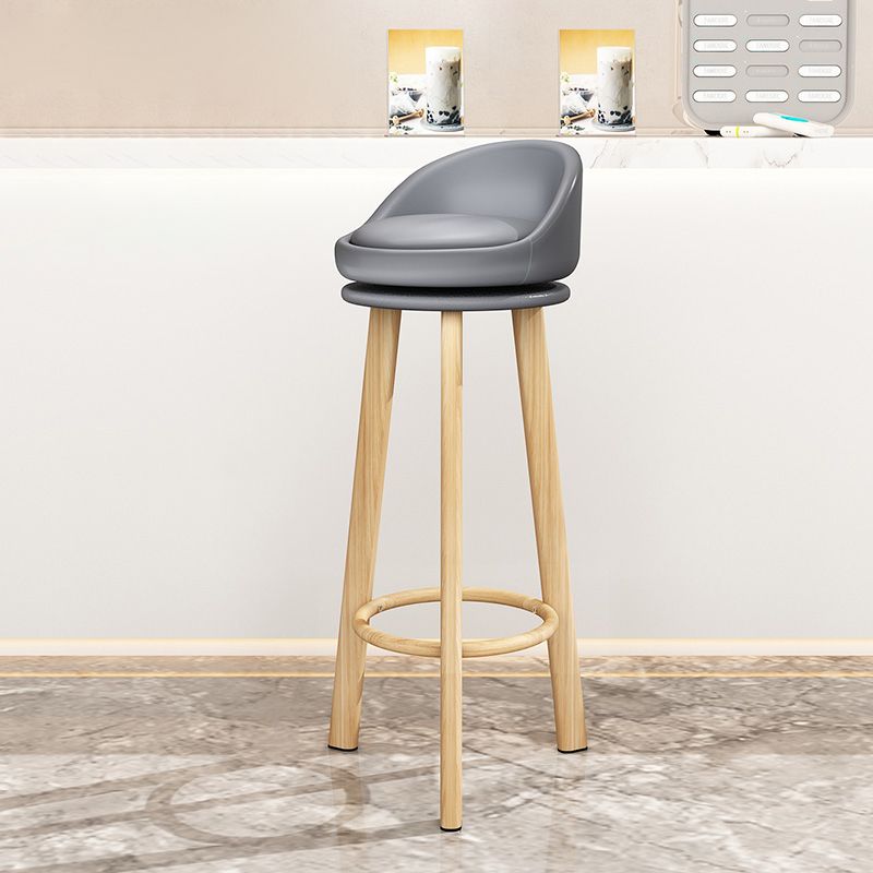 Taburete de bar sin brazos con respaldo moderno, taburete de bar de acero para cajero con cojín