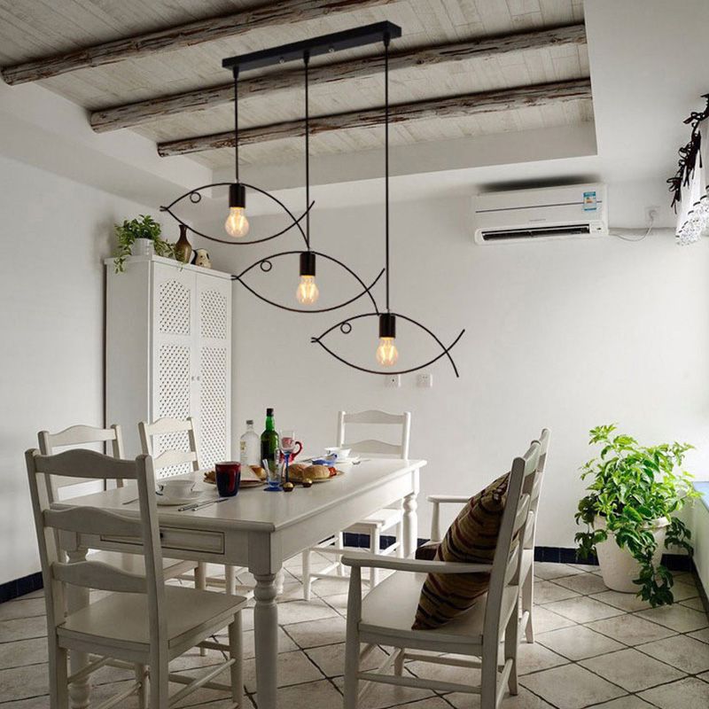 Industrial Style Simple Pendant Light Fixtures for Sitting Room Coffee Shop