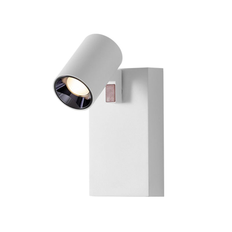 Moderner Stil Verstellbarer Zylinderwandleuchten Beleuchtung Metall 1 Leichte LED -Wandmontagelampen