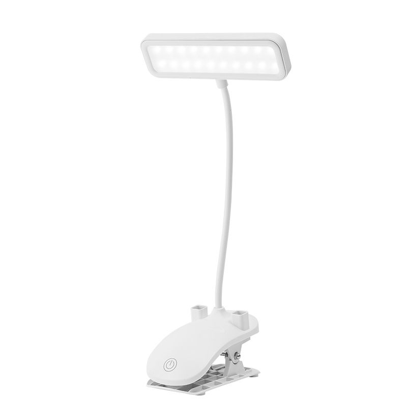 Lampada da tavolo USB moderna in stile minimalista Lampada da tavolo in plastica a 1 luce per studio