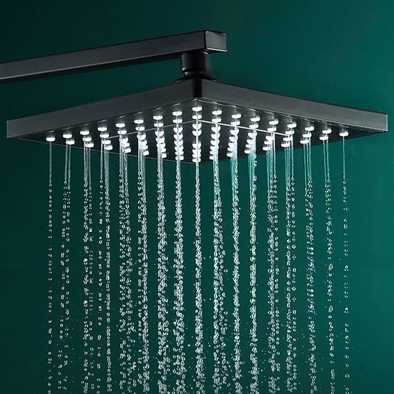 Contemporary Style Shower System Spot Resist Wall Mounted Copper Shower System
