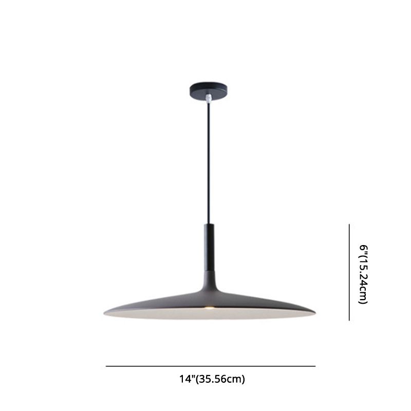 Lampada a sospensione minimalista a 1 lutto