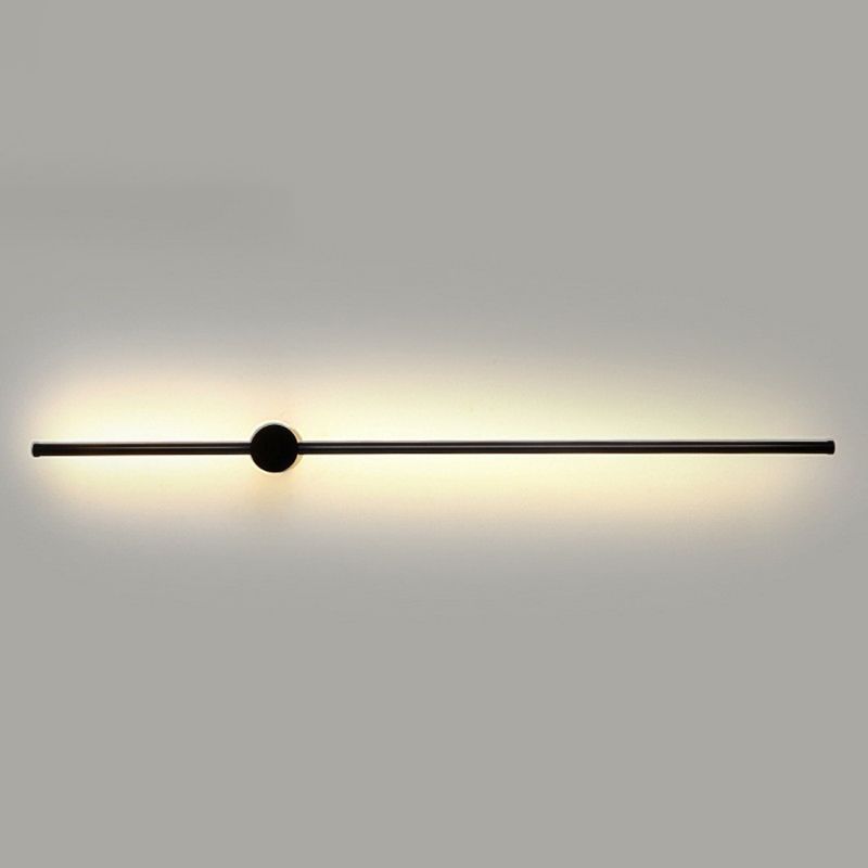 1OR2 Light Light Long Line Shade Wall Sconce Modern Nordic Style Metal Wall Lighting per soggiorno