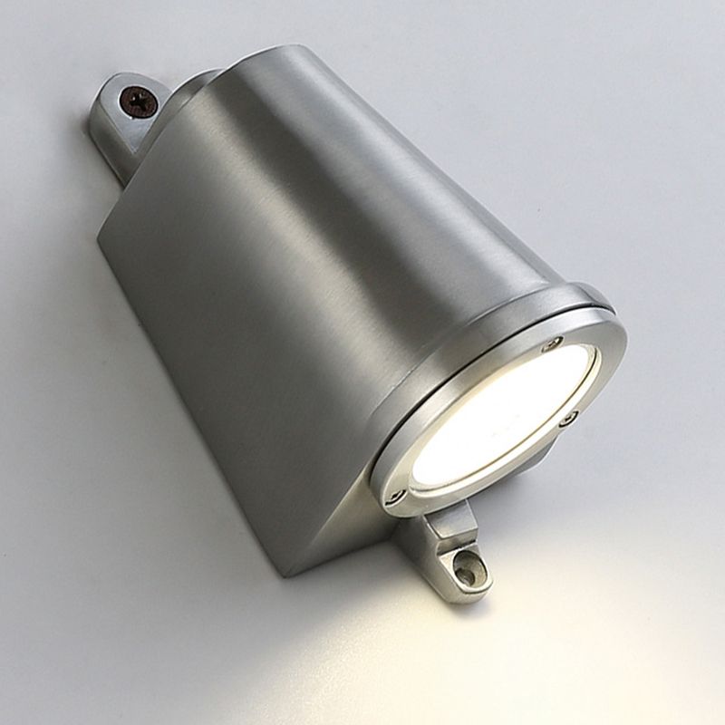 Geometric Wall Light Fixtures Modern Metal 1 Light in Silver