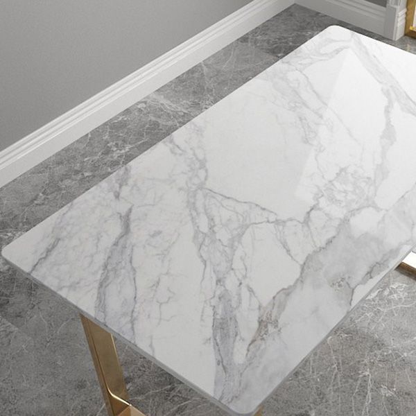 Nordic 1/2/5/7 Pieces Dining Set Rectangle Stone Dining Table for Dining Room