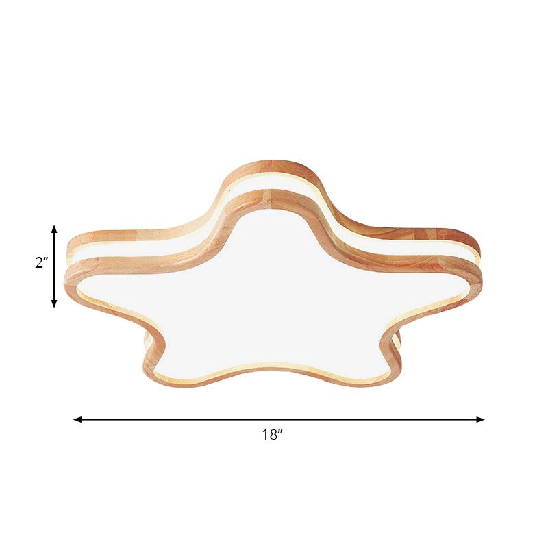 Scandinavische stijl Sky plafondmontage licht acryl witte LED-plafondlamp voor kinderslaapkamer