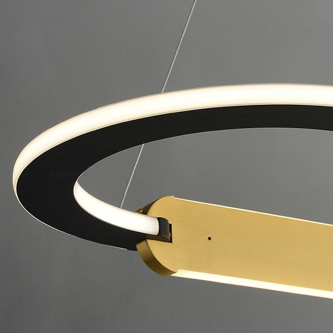 Modern Dining Chandelier Light Simple LED Island Light Fixture for Dining Room