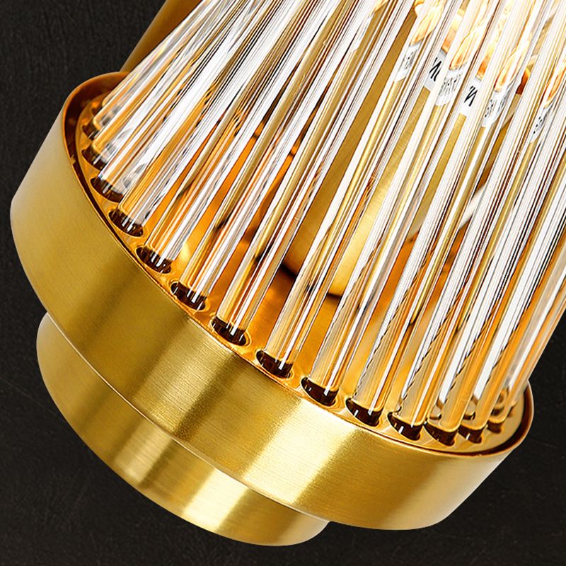 Cilindro a 1 luce moderna fonce luce luce cristallo idee per il soggiorno