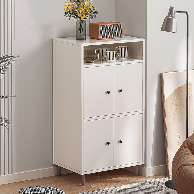 Horizontal Wooden Combo Dresser Contemporary Chest with Door