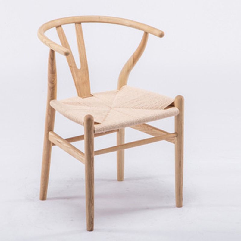 Kitchen Wood Dining Side Chair Industrial Style Chair for Kitchen